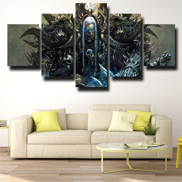5 panel canvas art framed prints WOW Warlords of Draenor decor picture-1208 (1)