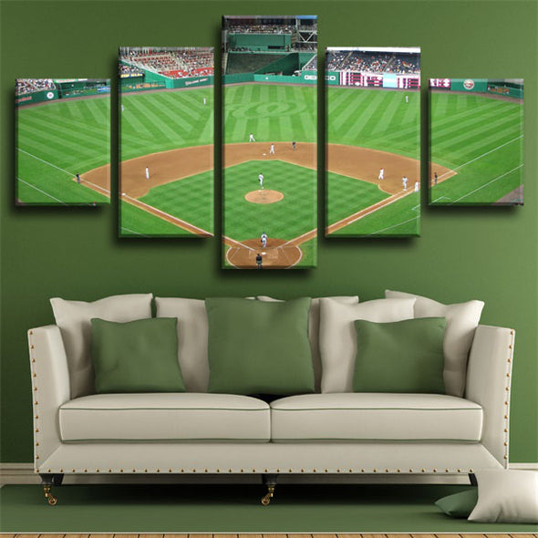 5 panel canvas art framed prints  Washington Nationals court wall picture1223 (4)