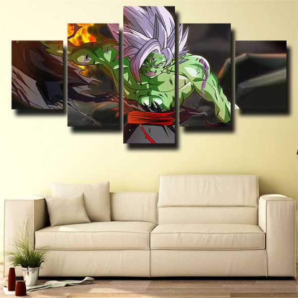 5 panel canvas art framed prints dragon ball hurt Zamasu home decor-2040 (3)