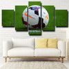 5 panel canvas art framed prints soccer nike decor picture-1607 (2)
