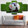 5 panel canvas art framed prints soccer nike decor picture-1607 (3)