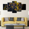 5 panel canvas art  prints Buffalo Sabres live room decor1213 (2)