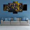 5 panel canvas art  prints Buffalo Sabres live room decor1213 (3)
