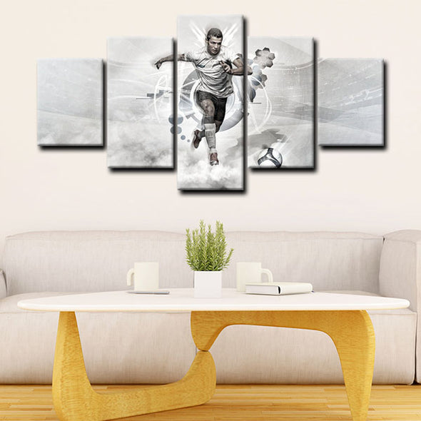 5 panel canvas art  prints  Cristiano Ronaldo live room decor1203 (2)