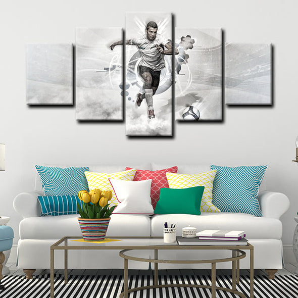 5 panel canvas art  prints  Cristiano Ronaldo live room decor1203 (4)