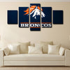 5 panel canvas art  prints  Denver Broncos live room decor1203 (1)