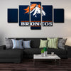 5 panel canvas art  prints  Denver Broncos live room decor1203 (2)