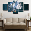 5 panel canvas art  prints  Eden Hazard live room decor1203 (3)
