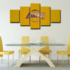 5 panel canvas art  prints Hakan Los Angeles Lakers Bryant live room decor1221 (3)