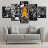 5 panel canvas art  prints  Kobe Bryant live room decor1203 (3)