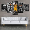 5 panel canvas art  prints  Kobe Bryant live room decor1203 (4)