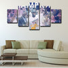 5 panel canvas art  prints  LeBron James live room decor1224 (4