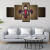5 panel canvas art  prints  New Orleans Pelicans live room decor1203 (4)