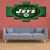 5 panel canvas art  prints  New York Jets live room decor1203 (3)