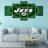 5 panel canvas art  prints  New York Jets live room decor1203 (4)