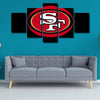 5 panel canvas art  prints  San Francisco 49ers  live room decor1220 (3)