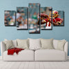 5 panel canvas frame art prints Redskins Player 11 home decor-1223 (1)