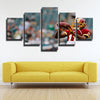 5 panel canvas frame art prints Redskins Player 11 home decor-1223 (2)