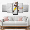 5 panel canvas frame art prints Redskins RG3 live room decor-1224 (4)