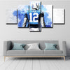 5 panel canvas framed prints Andrew Luck home decor1202 (2)