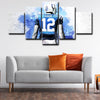 5 panel canvas framed prints Andrew Luck home decor1202 (4)