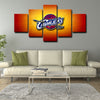 5 panel canvas framed prints Cleveland Cavaliers home decor1202 (3)