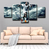 5 panel canvas framed prints Cristiano Ronaldo home decor1228 (1)