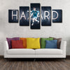 5 panel canvas framed prints Eden Hazard home decor1202 (3)