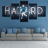 5 panel canvas framed prints Eden Hazard home decor1202 (4)