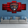 5 panel canvas framed prints Florida Panthers home decor1202 (3)