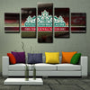 5 panel canvas framed prints Liverpool Football Club home decor1202 (3)
