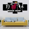 5 panel canvas framed prints Miami Heat  home decor1202 (3)