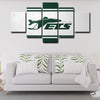 5 panel canvas framed prints New York Jets home decor1202 (3)