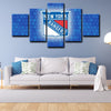 5 panel canvas framed prints New York Rangers  home decor1202 (2)