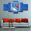 5 panel canvas framed prints New York Rangers  home decor1202 (3)