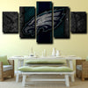 5 panel canvas framed prints Philadelphia Eagles Logo decor picture-1201 (1)