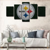 5 panel canvas framed prints Pittsburgh Steelers home decor1222 (2)