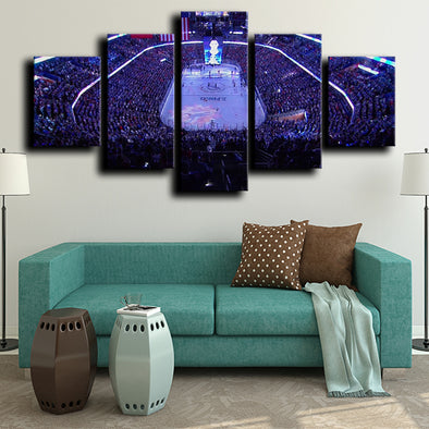 5 panel canvas framed prints Tampa Lightning Amalie Arena decor picture-1213 (1)