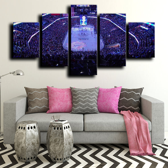 5 panel canvas framed prints Tampa Lightning Amalie Arena decor picture-1213 (4)