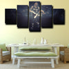 5 panel canvas framed prints Trail Blazers Lillard home decor-1204 (3)
