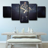 5 panel canvas framed prints Trail Blazers Lillard home decor-1204 (4)
