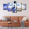 5 panel canvas framed prints odell beckham jr. home decor1209 (2)