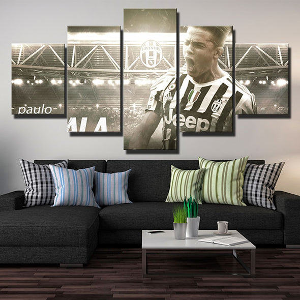 5 panel canvas paintings art prints The Killer Lady Dybala wall picture-1209 (2)