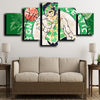 5 panel canvas pictures framed prints Celtics logo crest wall decor-1209 (1)