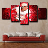 5 panel canvas prints Detroit Red Wings DeKeyser live room decor-1210 (4)