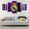 5 panel canvas prints art prints  Real Madrid CF live room decor1204 (4)