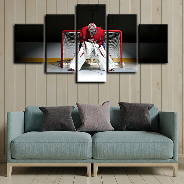 5 panel canvas wall art framed prints  Carey Price decor picture1221 (2)