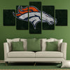 5 panel canvas wall art framed prints  Denver Broncos decor picture1205 (2)