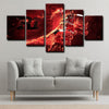 5 panel canvas wall art framed prints  Derrick Rose decor picture1205 (2)