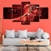 5 panel canvas wall art framed prints  Derrick Rose decor picture1205 (4)